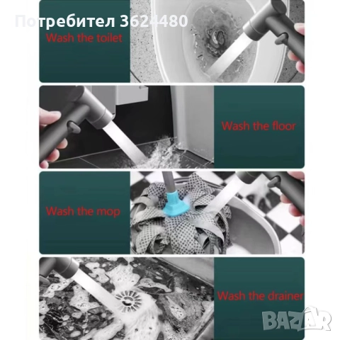 Хигиенен душ за стенен монтаж 4431, снимка 7 - Други стоки за дома - 52685822