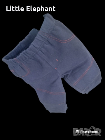 Спортен панталон за 3-6 мес лека вата с червени кантове,Англия/нов