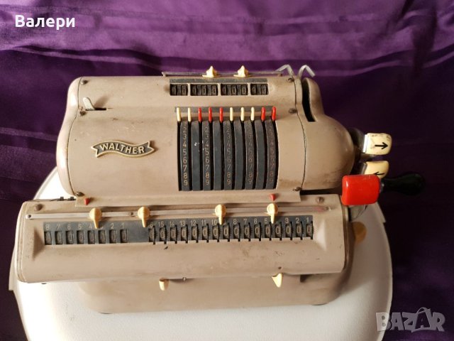 Сметачна Машина Walter Уникат, снимка 4 - Антикварни и старинни предмети - 40748104