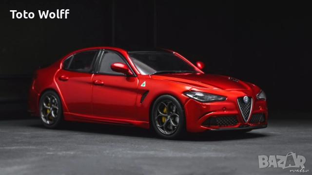 Alfa Romeo Giulia Quadrifoglio '2016 - Solido - 1/43, снимка 5 - Колекции - 52669339