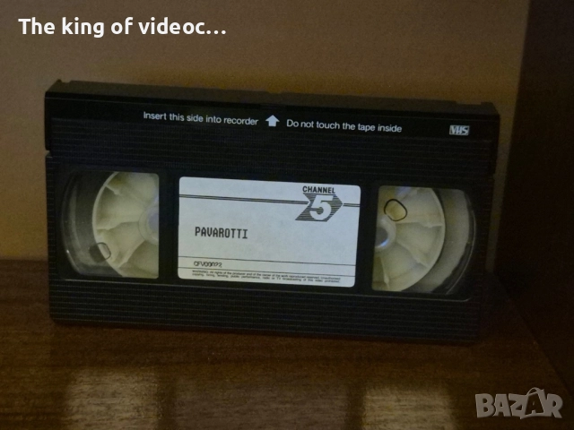 Видеокасета Pavarotti VHS, снимка 7 - Други жанрове - 52869438