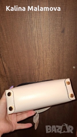 Оригинална кожена чанта Anna Luchini, снимка 6 - Чанти - 53515634