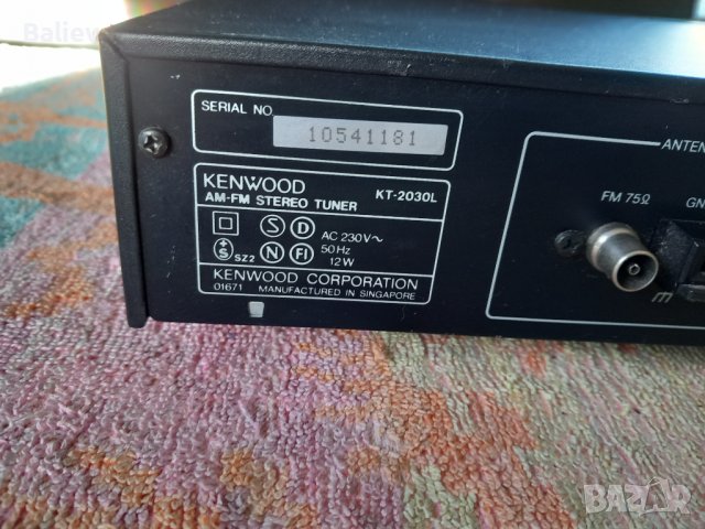 KENWOOD KT-2030L Tuner, снимка 4 - Аудиосистеми - 43010325