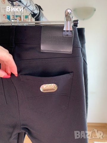 AMN дамски черен панталон, снимка 8 - Панталони - 39601208