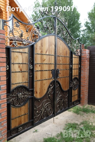Врати, порти, портали, огради, парапети, беседки от ковано желязо и дърво., снимка 5 - Други - 52489427