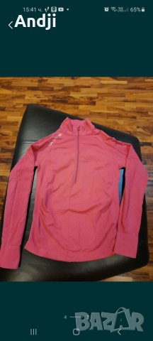 2 броя  дамски спортни блузи цвят циклама, снимка 4 - Блузи с дълъг ръкав и пуловери - 31734946