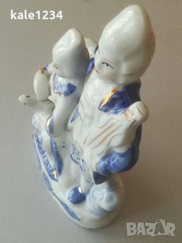 Порцеланова статуетка. Фигура. Ръчно изработена. Сувенир. Порцелан. Vintage. Hand made. Ретро., снимка 7 - Антикварни и старинни предмети - 33670750