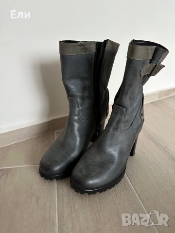 Кожени боти 36 номер💗, снимка 3 - Дамски боти - 43828785