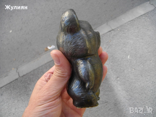 МЕТАЛНА ФИГУРА СТАТУЕТКА ОЛИМПИЙСКО МЕЧЕ МИША МОСКВА 80 СССР , снимка 6 - Антикварни и старинни предмети - 51432956