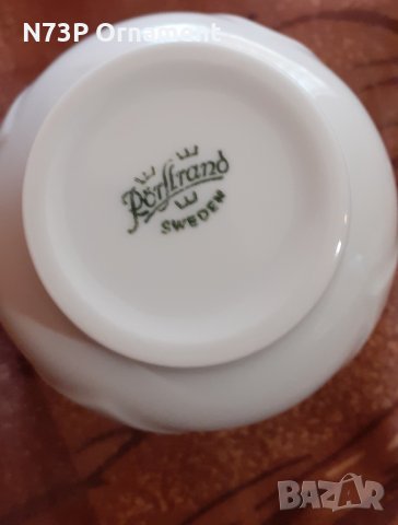 ПОРЦЕЛАНОВА ЧАША. СВЕЩНИК. RORSTRAND. SWEDEN. , снимка 4 - Колекции - 32908817