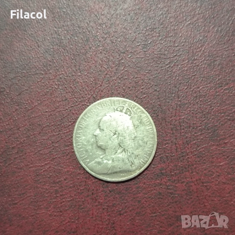 Кипър 4½ пиастъра 1901 г. Кралица Виктория, снимка 2 - Нумизматика и бонистика - 52865402