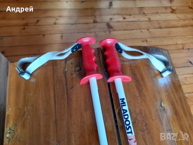 Стари скиорски щеки Младост, снимка 2 - Други ценни предмети - 43414687