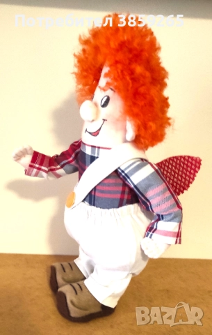 Кукла Карлсон. Фрекен Бок. Ръчно изработена., снимка 3 - Кукли - 52420973