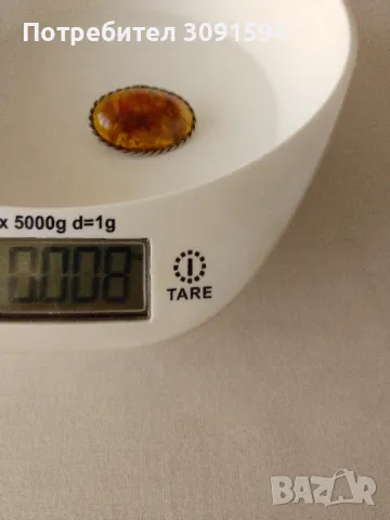 Викторианскан брошка от естествен кехлибар , снимка 2 - Антикварни и старинни предмети - 47622085