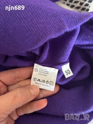 FIORONI 100% кашмир, снимка 3 - Пуловери - 52857407