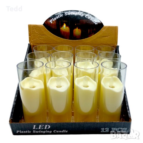 Коледни светещи LED свещи, снимка 2 - Други - 42894329