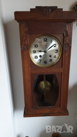 Френски Масивен Стенен Часовник ODO, снимка 3 - Антикварни и старинни предмети - 43640925