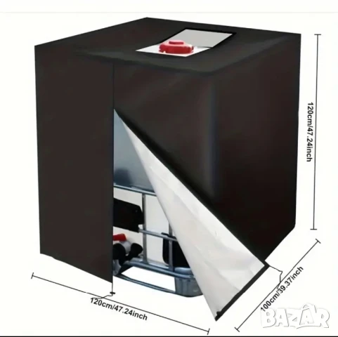 Покривало с цип за контейнер/бидон от 1000 литра, снимка 3 - Други стоки за дома - 50050509