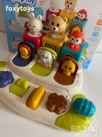 Изскачащи животни, бебешка играчка, снимка 10 - Образователни игри - 51180471