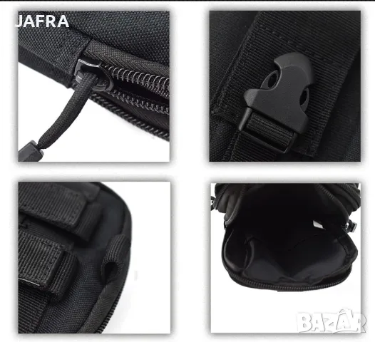 Военно Тактическа Чанта MOLLE за Колан и Раница - Компактна и Многофункционална, снимка 4 - Чанти - 48646432