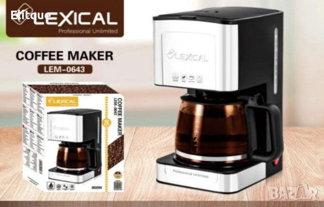 Кафемашина с кана Lexical LEM-0633, снимка 4 - Кафемашини - 52866117