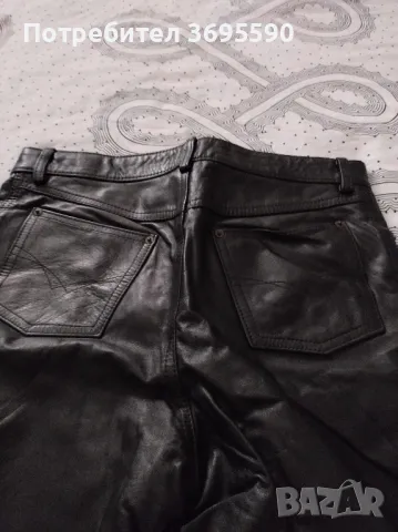 Мъжки кожен панталон, снимка 4 - Панталони - 47524724