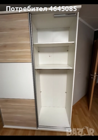 Продавам гардероб 2200×1600×600, снимка 2 - Гардероби - 52337562