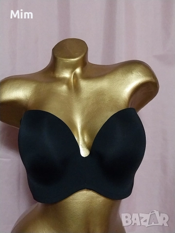 Wanderbra 80 G Черен сутиен без банели , снимка 5 - Бельо - 52881183