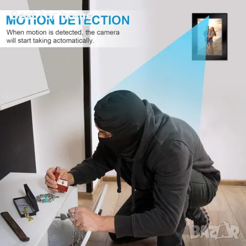 Фото рамка със скрита камера Nevarde, снимка 10 - Комплекти за видеонаблюдение - 48827776