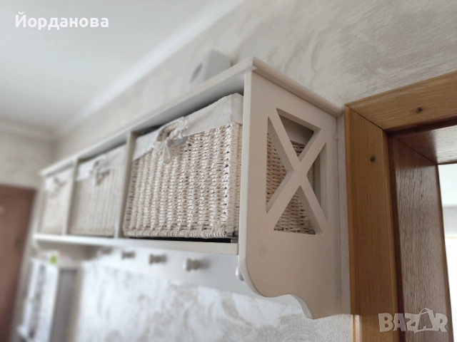 Скамейка с надстройка за коридор подарък възглавници , снимка 5 - Портманта - 52070422