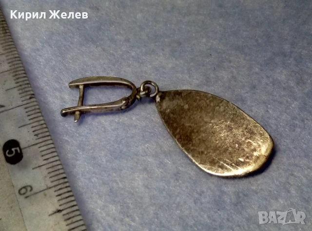 ШАРМАНТНА СТИЛНО ОРНАМЕНТИРАНА СРЕБЪРНА ОБЕЦА СРЕБРО 925 РЪЧНА АРТ ИЗРАБОТКА 43999, снимка 8 - Обеци - 50532264