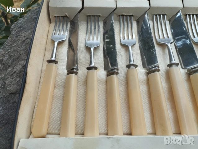 Руски комплект вилици и ножове , снимка 3 - Прибори за хранене, готвене и сервиране - 50966288