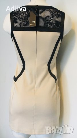 Нова Ефектна къса рокля черно и телесно дантела TFNC London, снимка 8 - Рокли - 28389680
