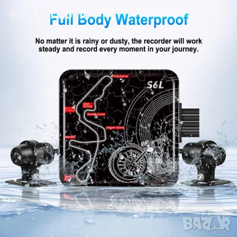 VSYSTO WiFi мотоциклетна камера за видеорегистратор, снимка 7 - Друга електроника - 50647108