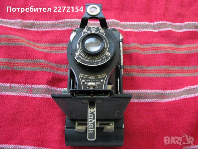 Голям фотоапарат с мех камера, снимка 3 - Антикварни и старинни предмети - 32629190