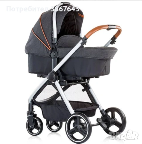 Продавам нова детска количка.Cipolino Prema 3в1.Не е използвана, снимка 4 - Детски колички - 53394186