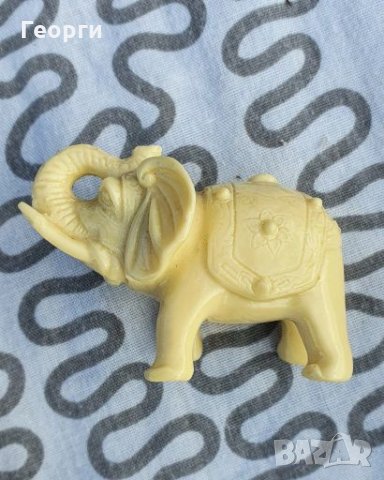 Фигура на слон от кост, снимка 2 - Други ценни предмети - 28174853