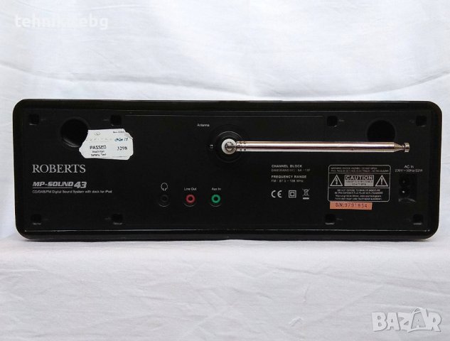 ⭐⭐⭐ █▬█ █ ▀█▀ ⭐⭐⭐ ROBERTS MP-43 - английска дизайнерска система със CD/DAB/FM/iPod и тъч бутони, снимка 8 - Аудиосистеми - 43384630
