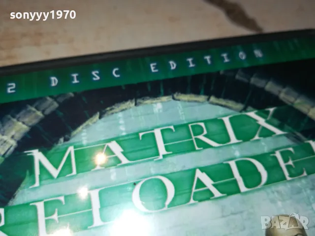 MATRIX RELOADED X2 DVD 1004251711, снимка 8 - DVD филми - 49848272