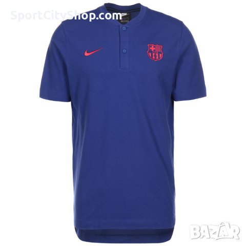 Мъжка поло тениска Nike FC Barcelona CV8693-455, снимка 1 - Тениски - 40494214