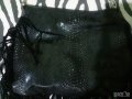 черна чанта с ресни