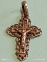 Сребърен филигранен кръст проба 925 с Разпятието на Исус Христос 51125, снимка 11