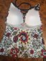 Бански шарен горнище потник с гол гръб, снимка 2