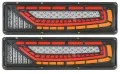 Стопове LED с бягащ мигач 24V к-т -46см, снимка 1