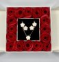 Романтична кутия с червени рози , снимка 2