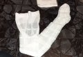 Нов бял фигурален чорапогащник, снимка 1