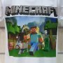 Нова бяла детска тениска с дигитален печат MINECRAFT (Майнкрафт), снимка 8
