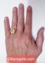 Златни плътни мъжки пръстени-14 К, снимка 15