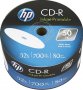 CD-R HP printable full face, 700 MB, 52x - празни дискове, снимка 1 - Друга електроника - 33427921
