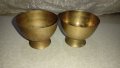две бронзови чаши, снимка 1 - Антикварни и старинни предмети - 43932297
